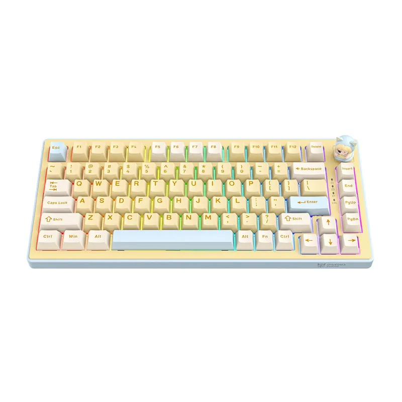 Onikuma MT707 Gaming Keyboard (Yellow) universal