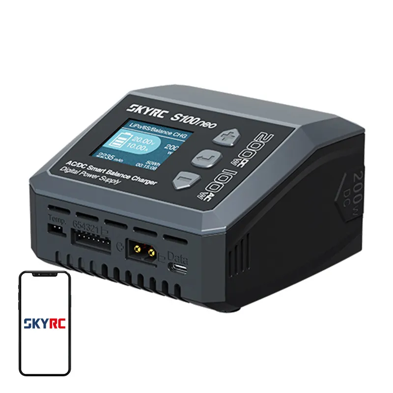 SkyRC S100neo AC/DC gudrais lādētājs —