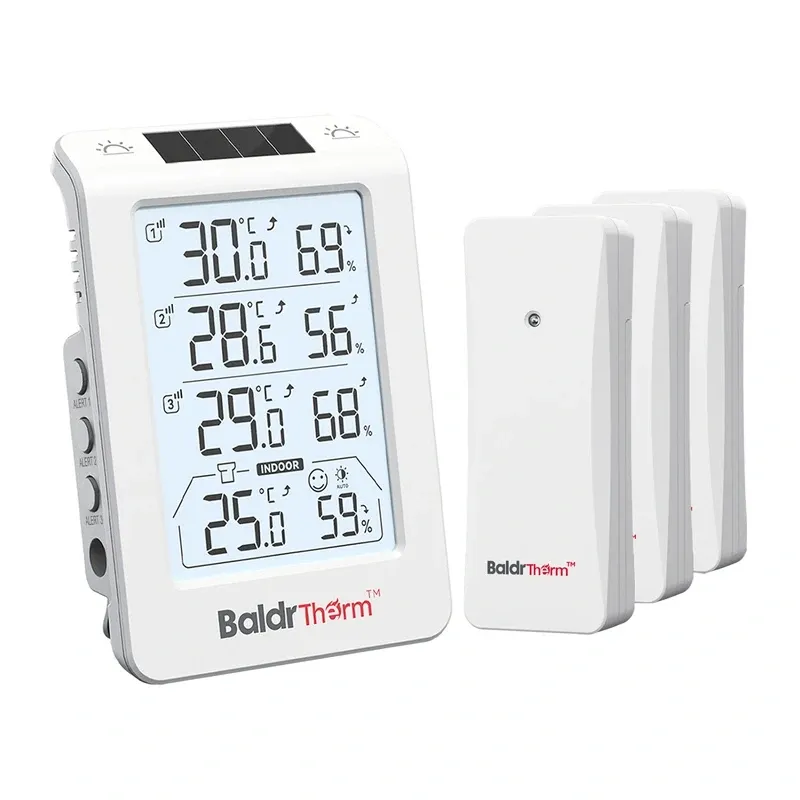 RainPoint BALDRTHERM B0598 3-kanālu termo-higrometrs ar