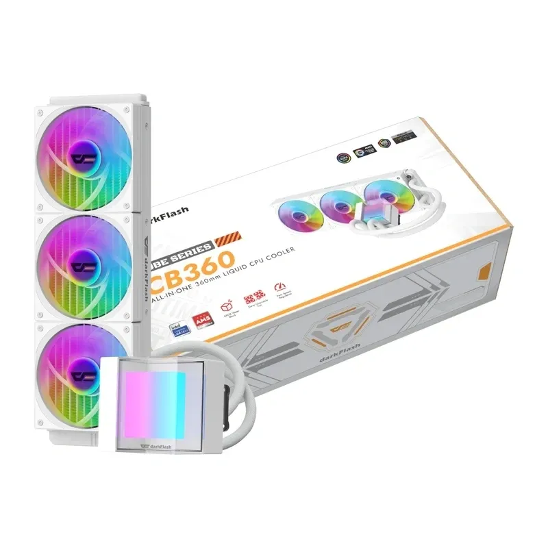 Darkflash CB360 universāls procesora dzesētājs (balts)
