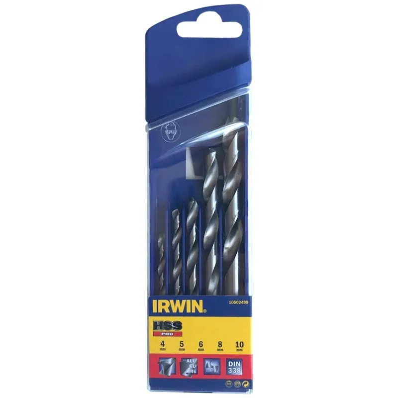 Irwin Metāla urbju komplekts 4–10 mm