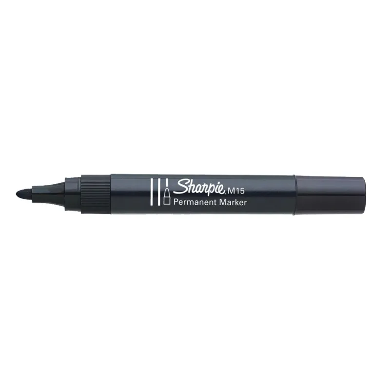 Marķieris "Sharpie", melns, M15 apaļš