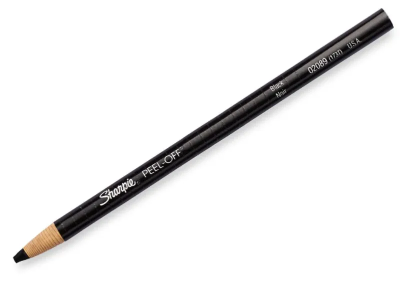 Porcelāna marķieris "Sharpie" melns -