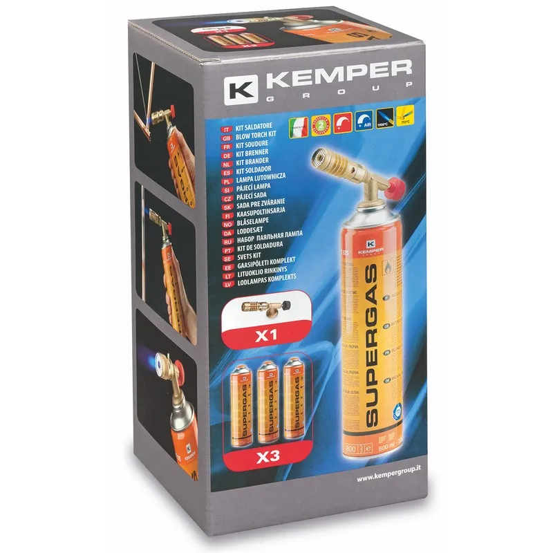 Gāzes komplekts "KEMPER" SUPER GAS