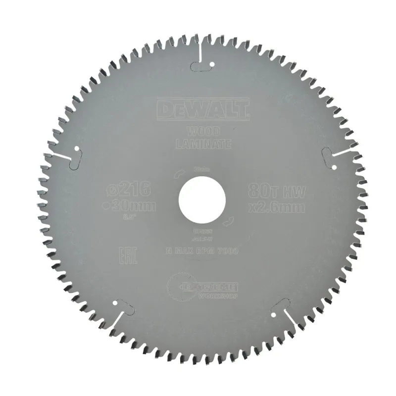 DeWalt griešanas disks koksnei 216 mm