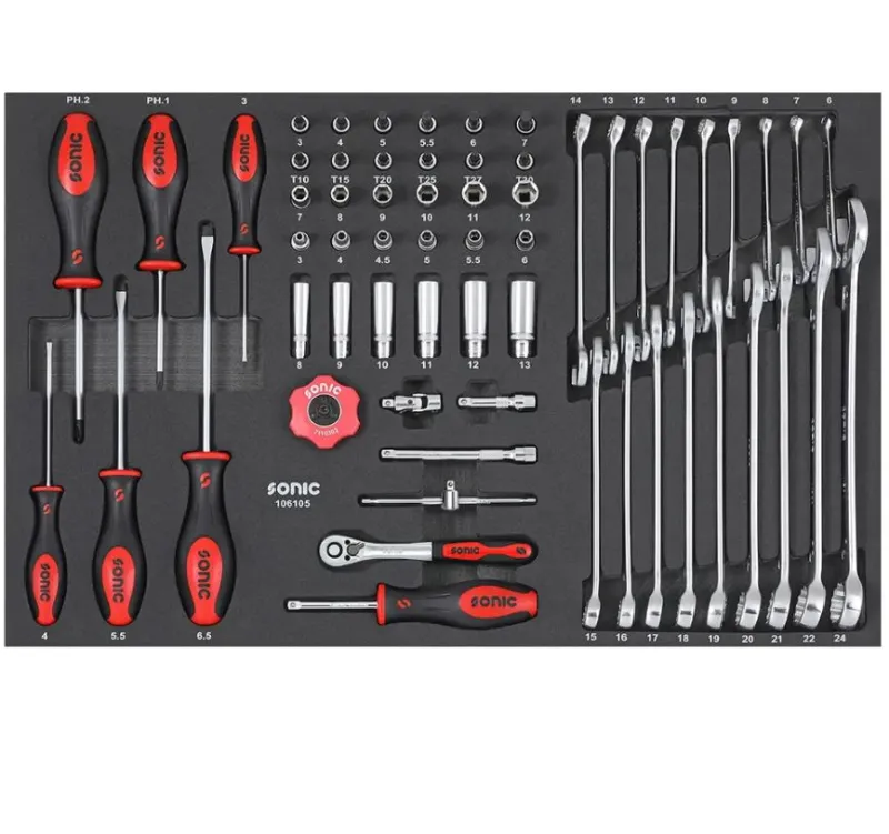 Sonic Equipment Instrumentu komplekts ratiņiem, 61