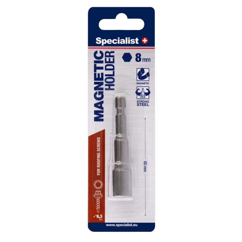 SPECIALIST+ magnētiskā galviņa, 8x65 mm -