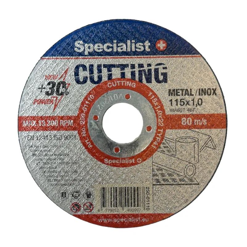 SPECIALIST+ metāla griešanas disks CUTTING, 115x1