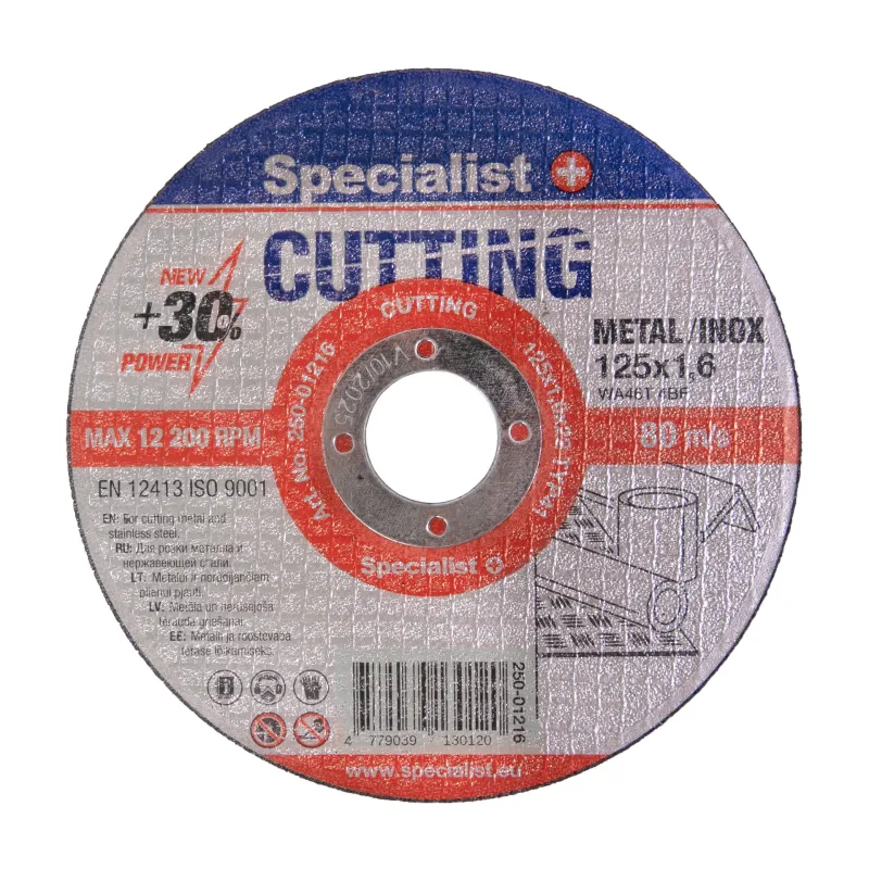 SPECIALIST+ metāla griešanas disks CUTTING, 125x1