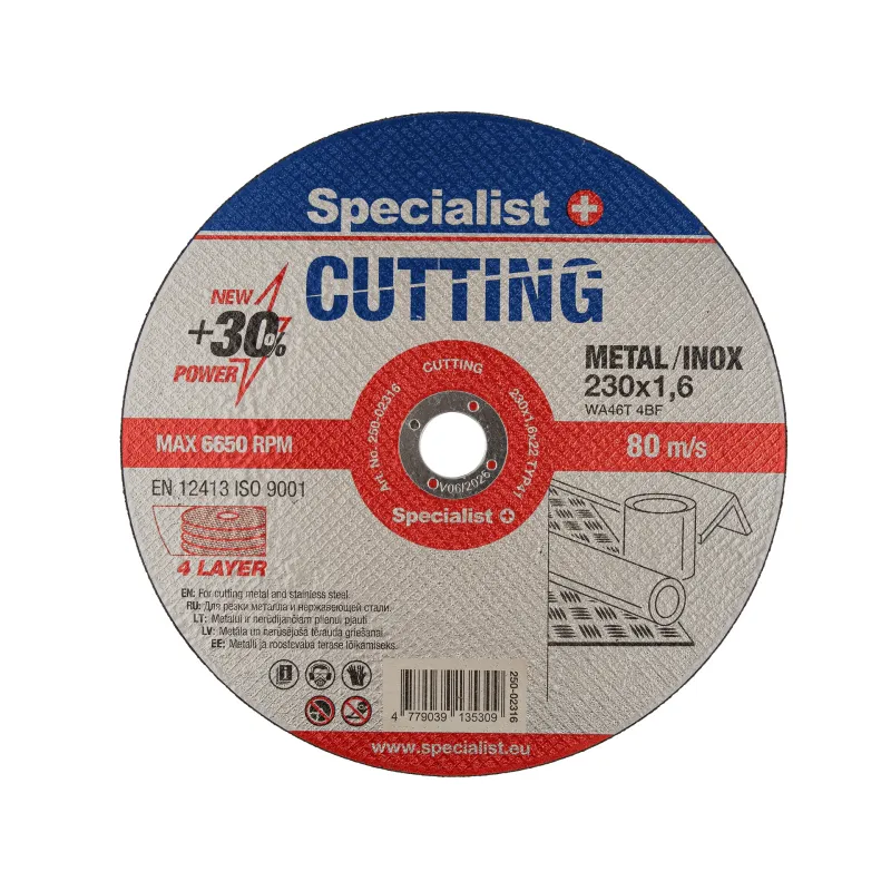 SPECIALIST+ metāla griešanas disks CUTTING, 230x1