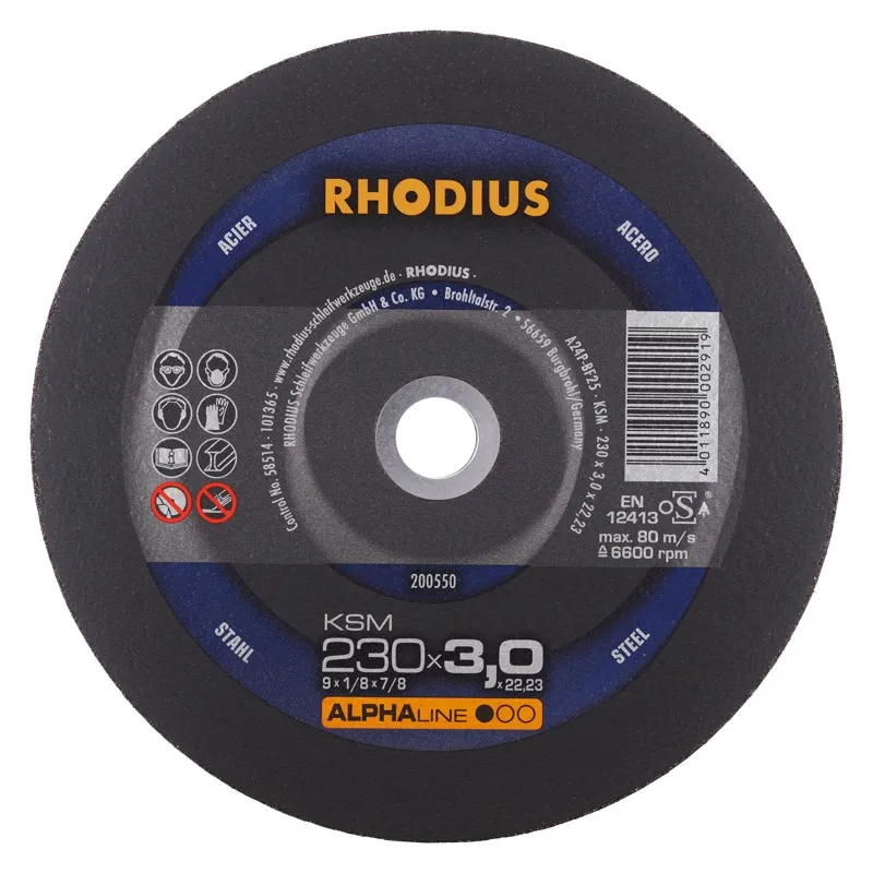 Rhodius Metāla griešanas disks KSM 230x3x22