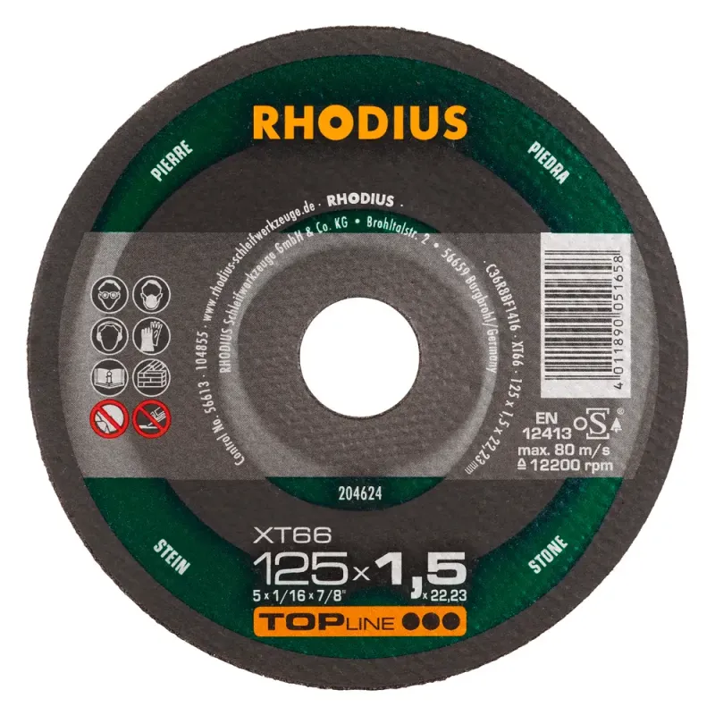 Griešanas disks XT66, 125x1,5x22,23