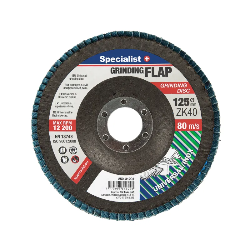 SPECIALIST+ lapiņu slīpēšanas disks ZK40, 125