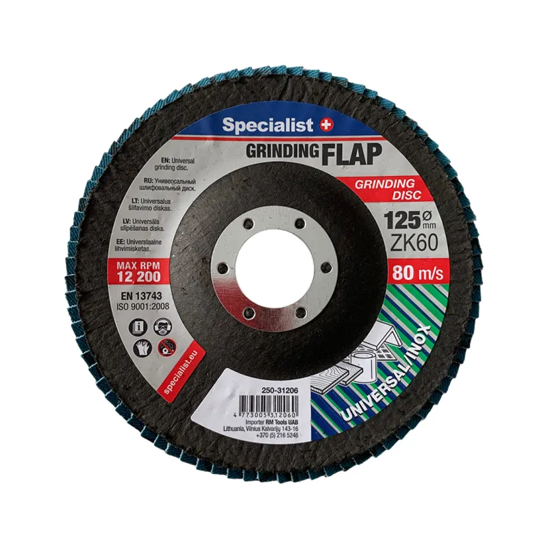 SPECIALIST+ lapu slīpēšanas disks ZK60, 125