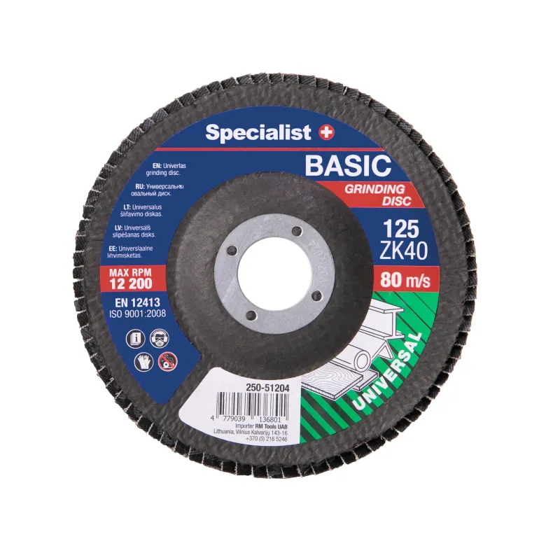 SPECIALIST+ lapu slīpēšanas disks BASIC ZK40