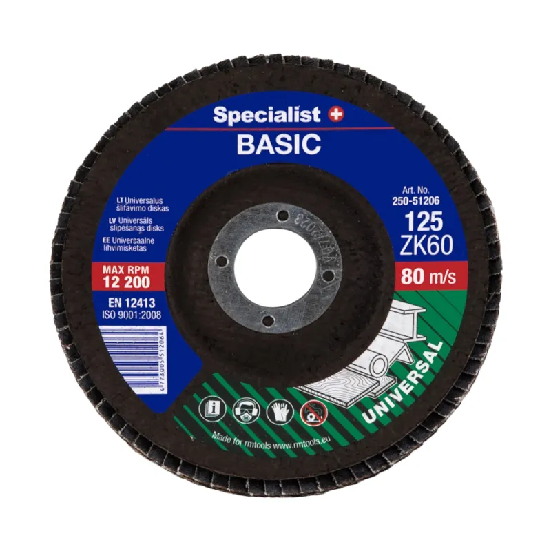 SPECIALIST+ lapiņu slīpēšanas disks BASIC ZK60