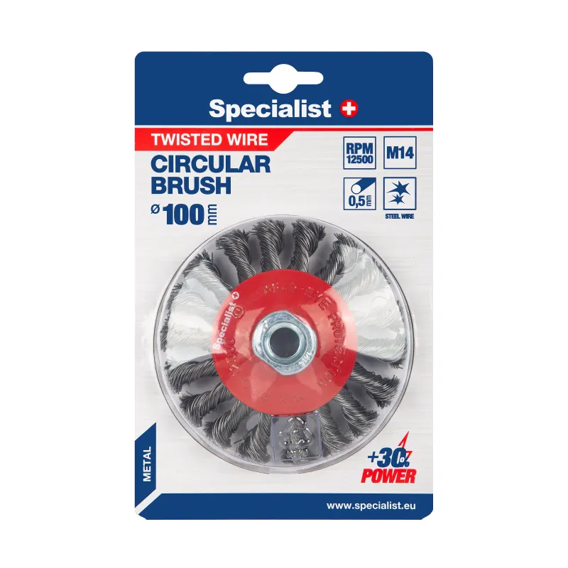 Specialist+ Vītās stieples slīpēšanas disks, 100