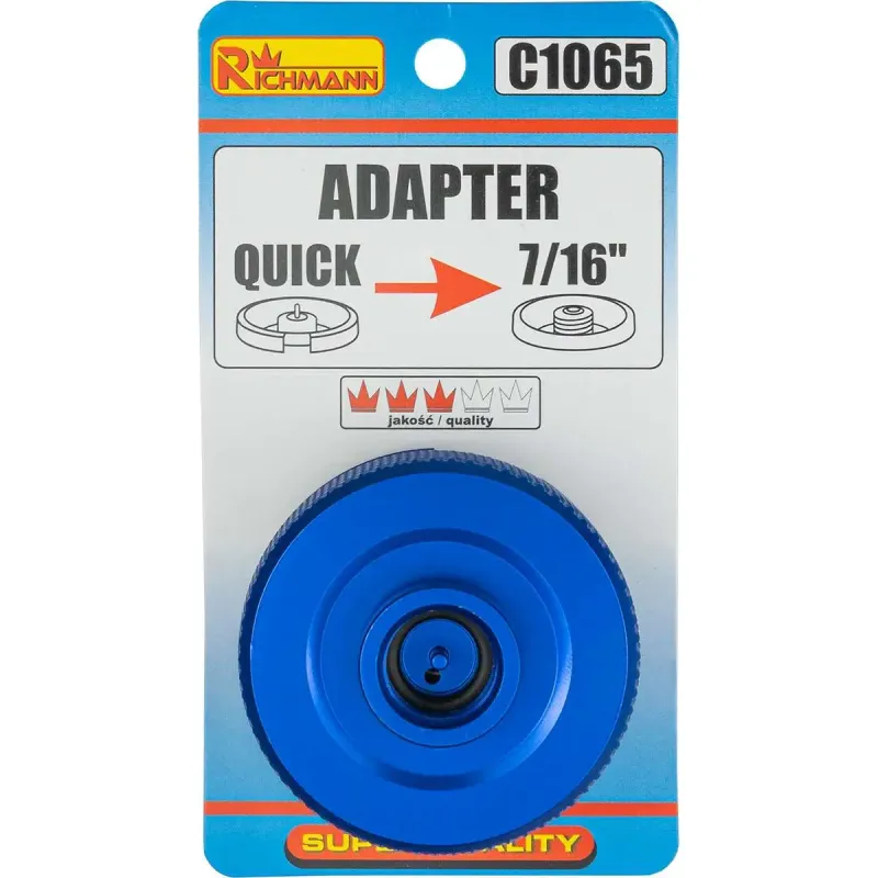Adapters 7/16 gāzes balonam uz EN417