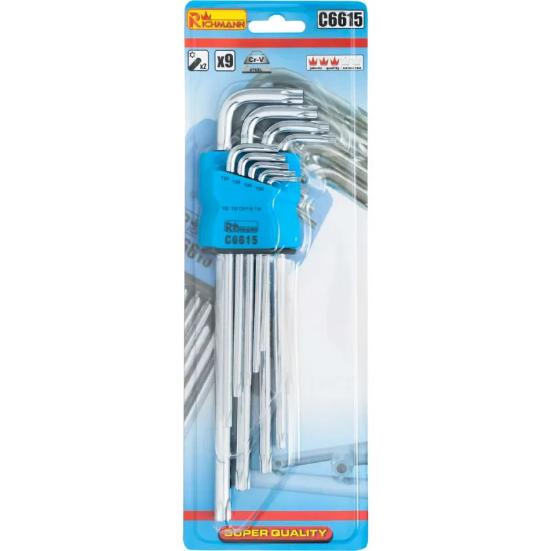 Richmann Garie sešstūra TORX atslēgas T10–T50