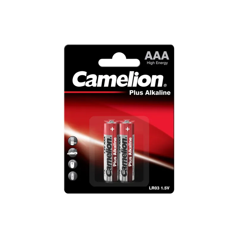 Alkalīnās AAA baterijas CAMELION LR03-BP2, 2