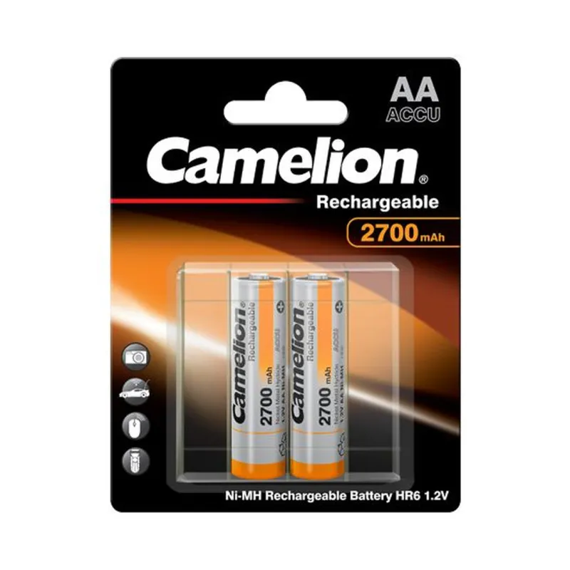 Uzlādējams akumulators NH-AA2700BP2, CAMELION, 2 gab