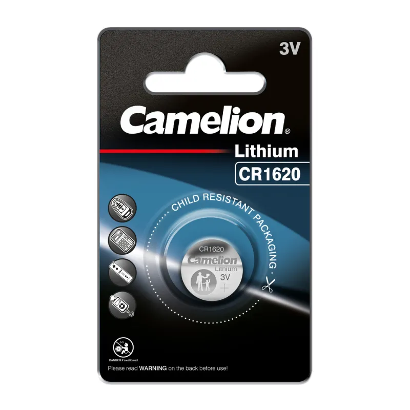 Mikro litija elements CR1620, 3V, CAMELION