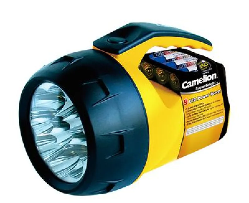 Prožektors, 9 LED, 18 lm, 4xAA