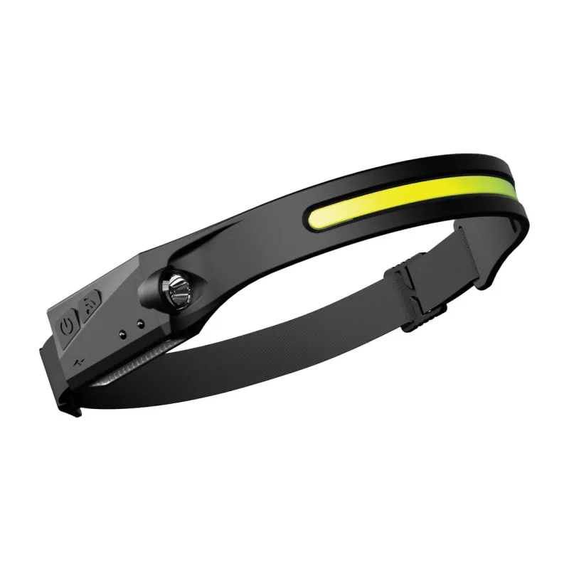 Galvas lukturis, 5W + 3W, uzlādējams