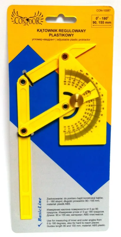 Plastmasas kampamērs "CONDOR" 90 x