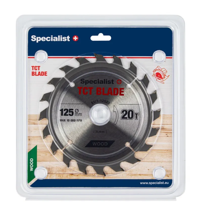 SPECIALIST+ griešanas disks, 125x20Tx22 mm -