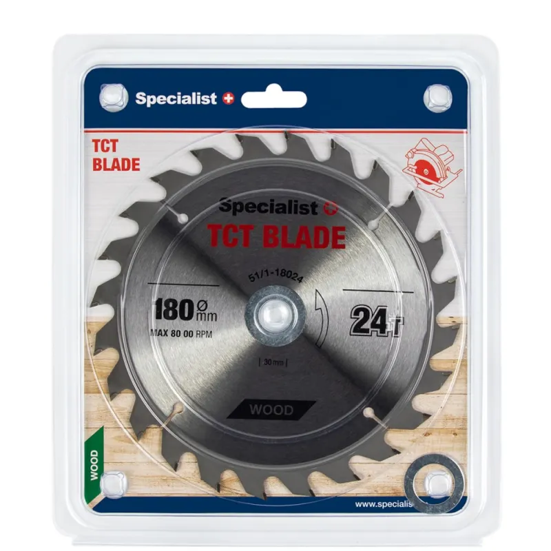 SPECIALIST+ griešanas disks, 180x24T x30/20/16 mm