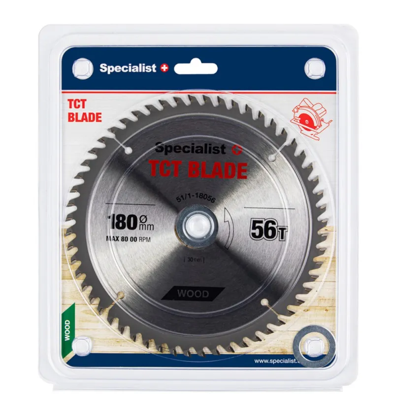 SPECIALIST+ griešanas disks, 180x56Tx30/20/16 mm -