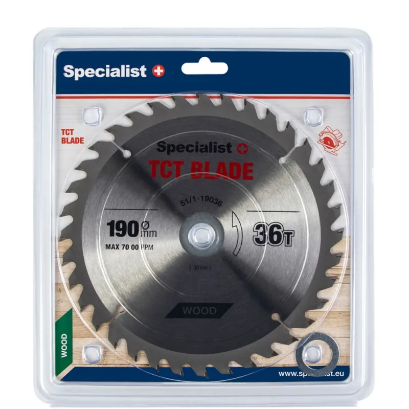 SPECIALIST+ griešanas disks, 190 x 36
