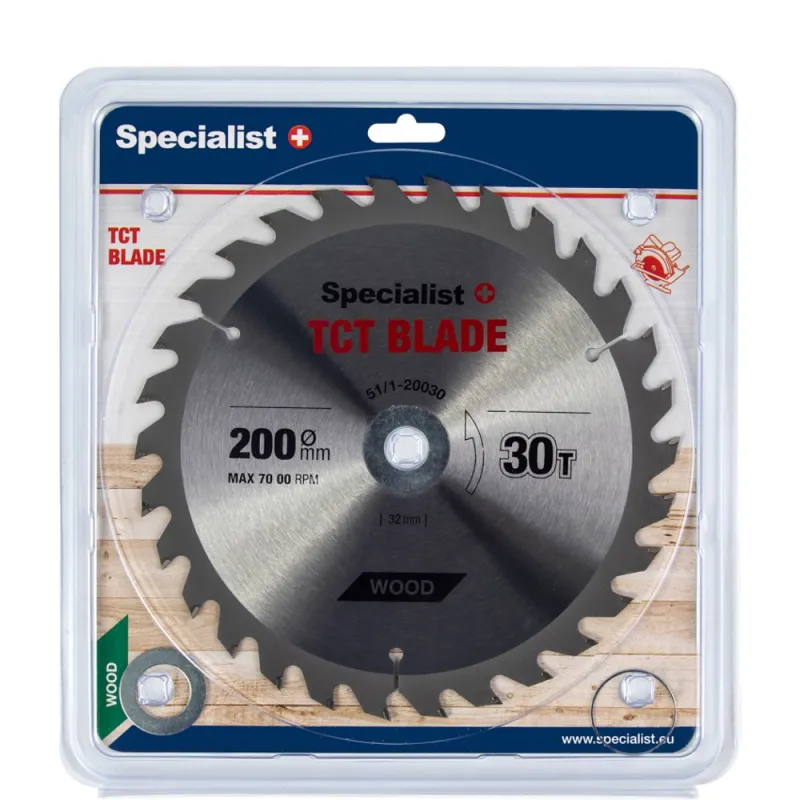 SPECIALIST+ griešanas disks, 200x30Tx32/30/20/16 mm -
