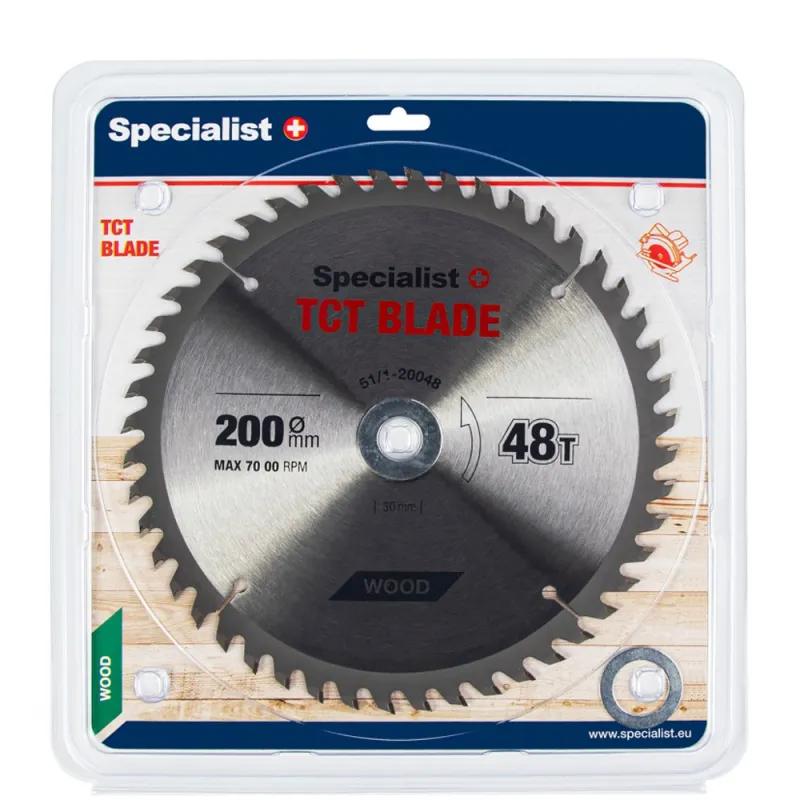 SPECIALIST+ griešanas disks, 200x48Tx30/20/16 mm -