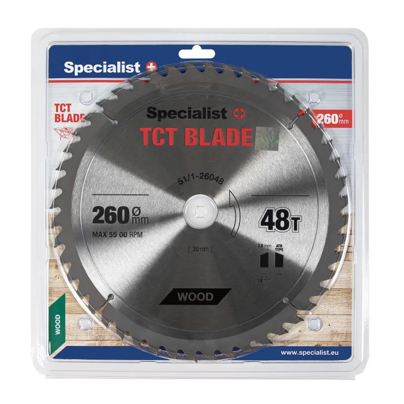 SPECIALIST+ griešanas disks, 260x48Tx30 mm -