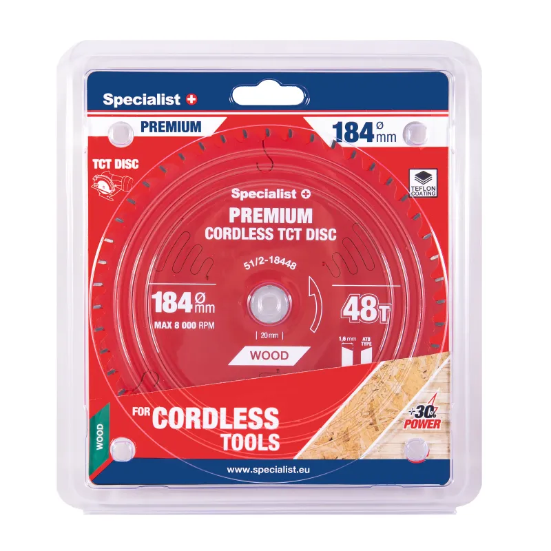 Griešanas disks 184x48Tx20/16 mm, Bezvadu PREMIUM