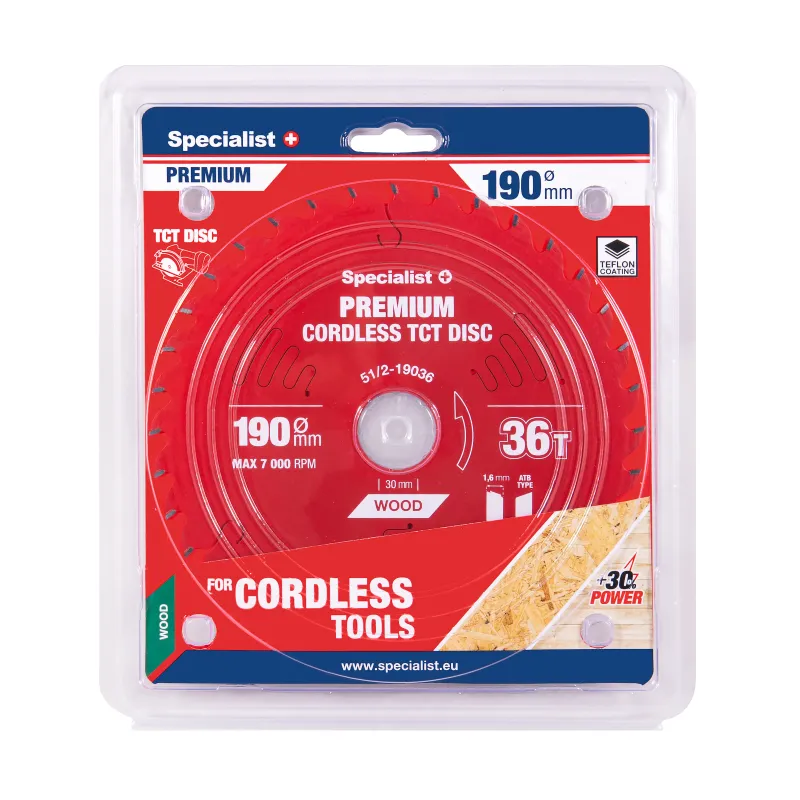 Griešanas disks 190x36Tx30 mm, Cordless PREMIUM