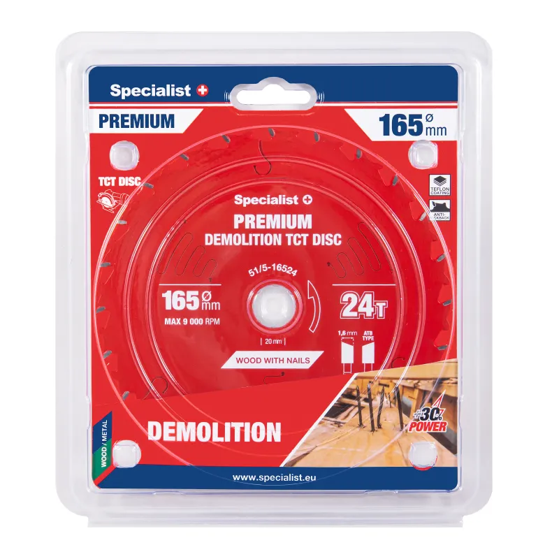 Griešanas disks 165x24Tx20mm, Demolition PREMIUM, SPECIALIST+