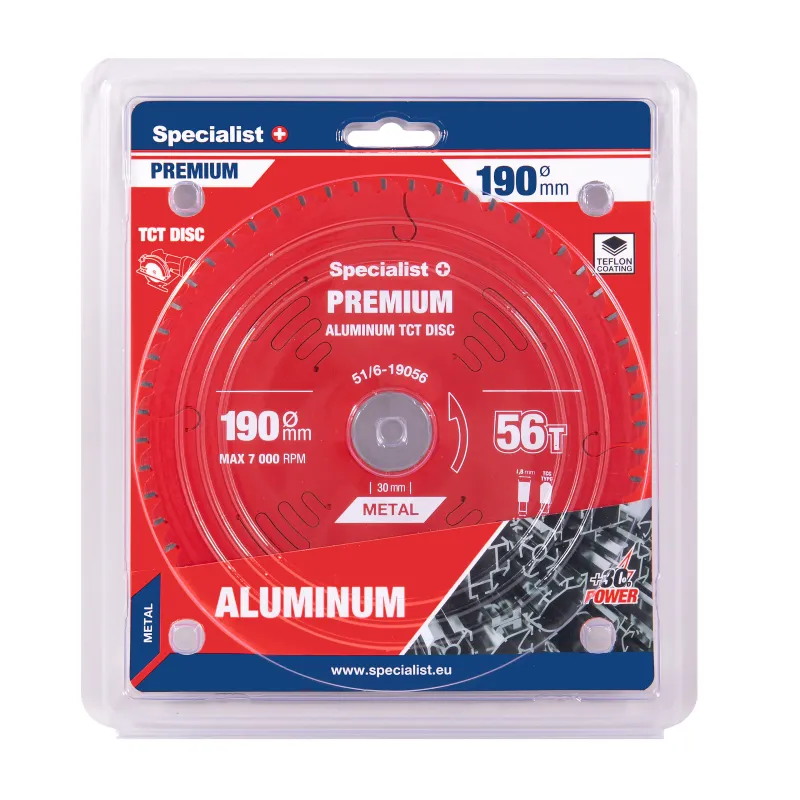 Specialist+ Griešanas disks 190x56T×30mm, alumīnija, augstākās