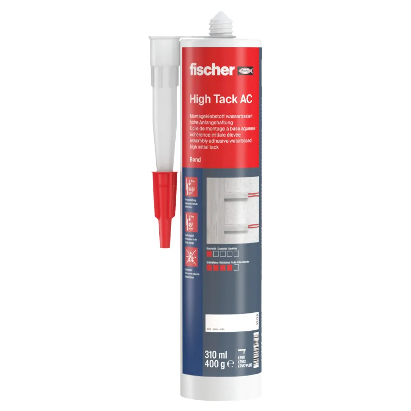 Fischer montāžas līme, baltā krāsa, -