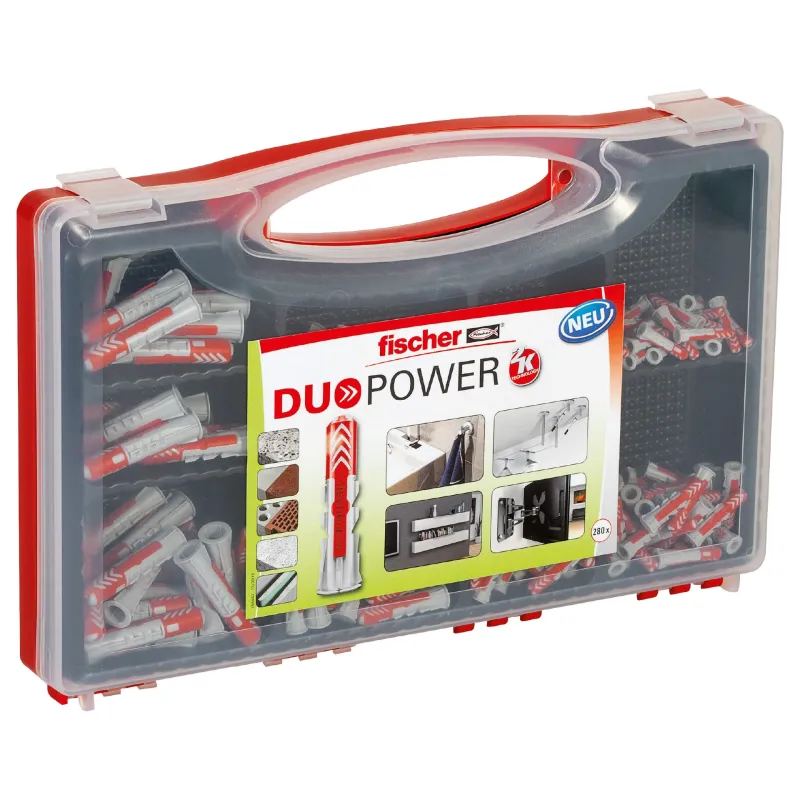 Dībeļu komplekts DuoPower, Fischer, 280 gab