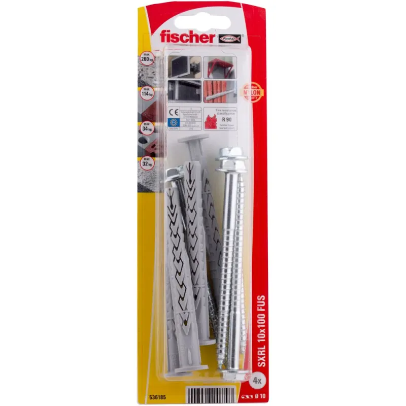 Fischer Dībelis ar skrūvi SXRL 10