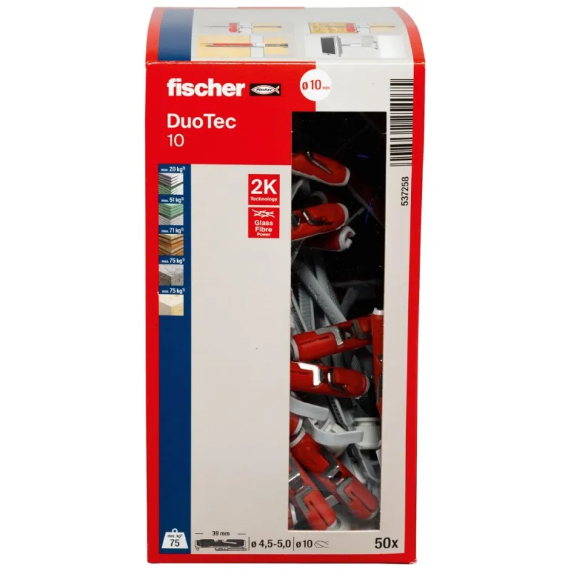 Fischer Gipso kartona dībeļi DUOTEC, 50