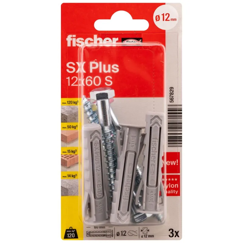 FISCHER dībeļi SX Plus S ar