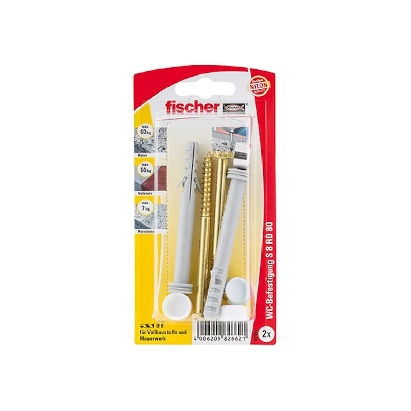Fischer WC stiprinājums S 8 x