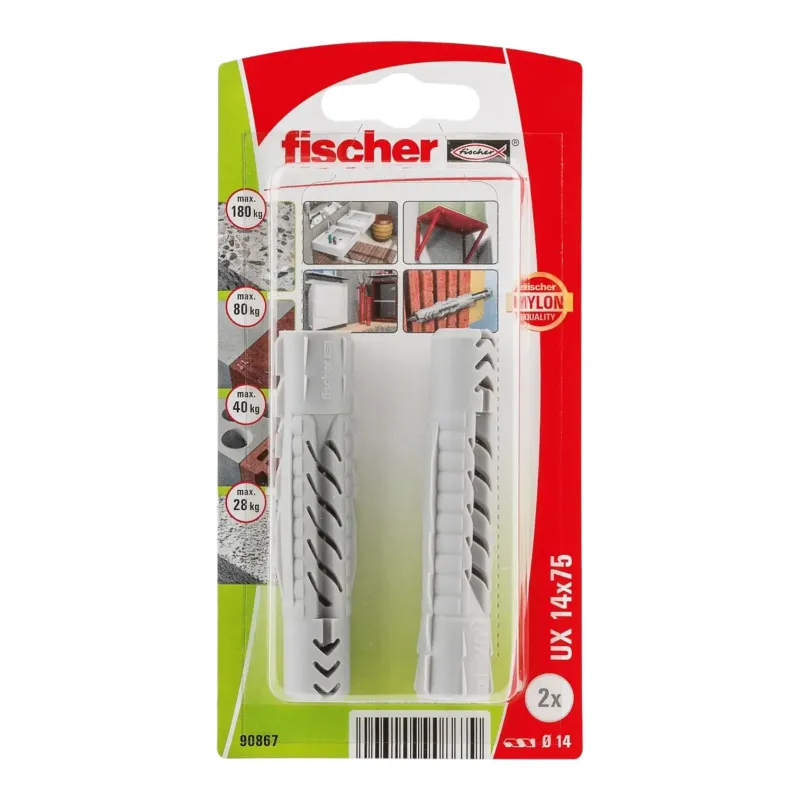 Fischer Dībeļi ar skrūvi UX 14