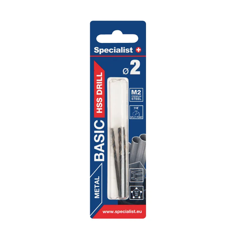 SPECIALIST+ metāla urbji BASIC, 2 mm