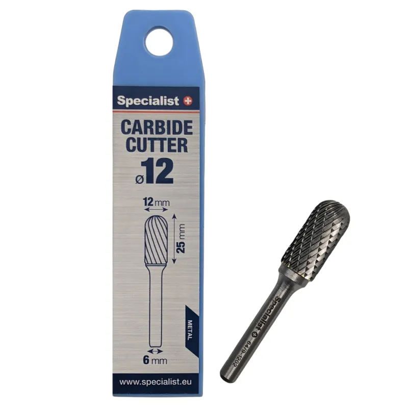 SPECIALIST+ kietmetāla frēze WRC, 12x25x6 mm