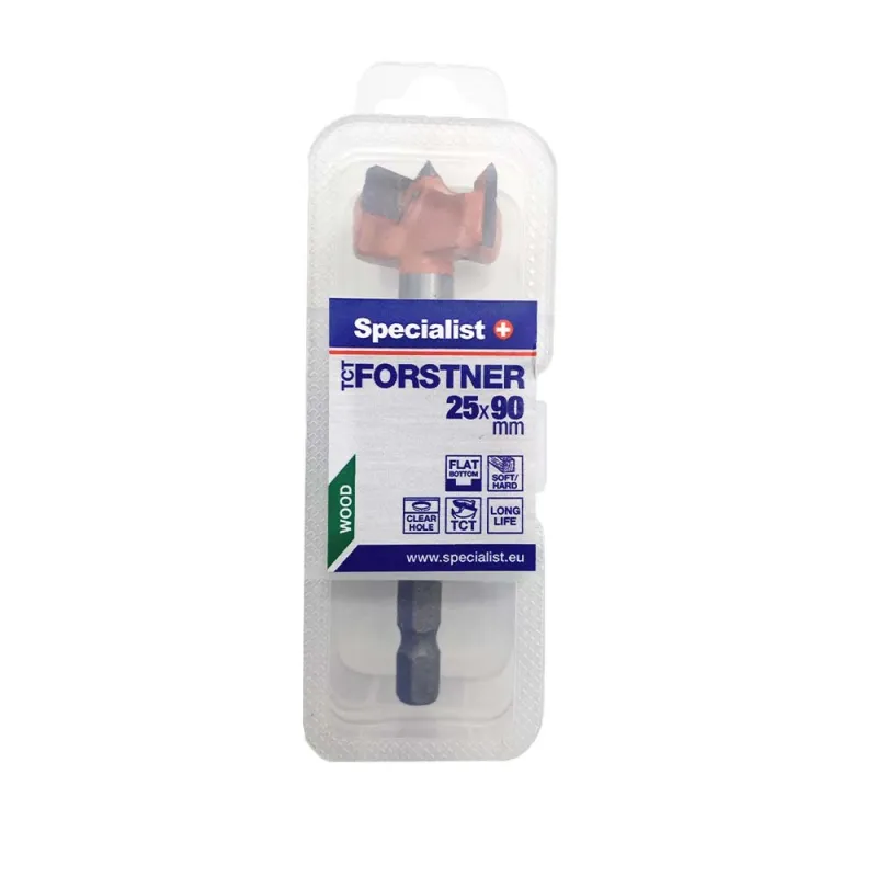 SPECIALIST+ Forstnera frēze, 25 x 90